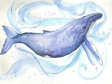 Humpback Whale painting