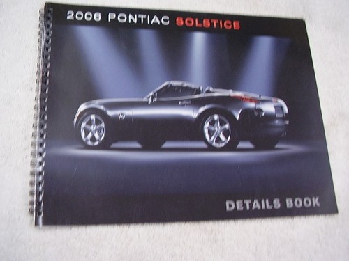 2006 pontiac solstice - pontiac, dealer