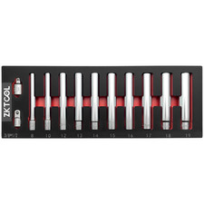 12PCS Deep Metric Socket 1/2