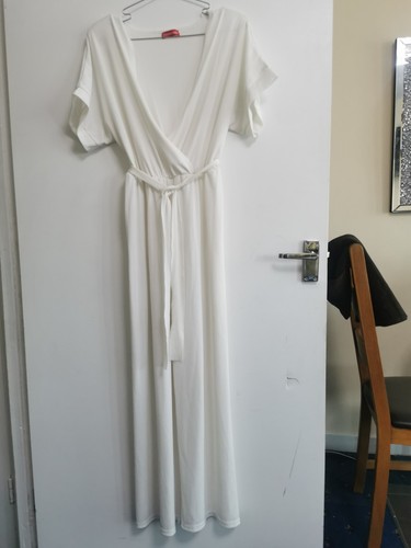 Francesca white wrap - , maxi