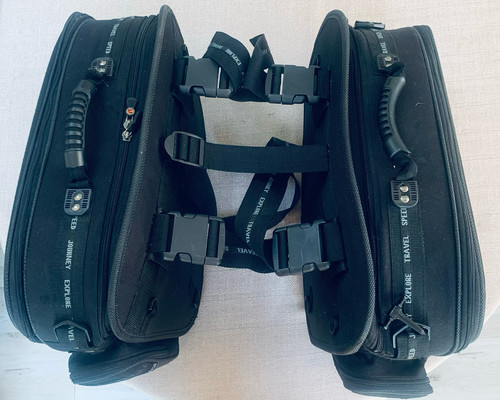 Motorbike panniers expandable - panniers,