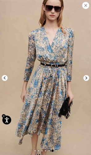 Maje blue beige - blue,