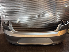 2018 VW PASSAT GTE GT B8 SALOON REAR COMPLETE BUMPER W PDC IN SILVER LB7W