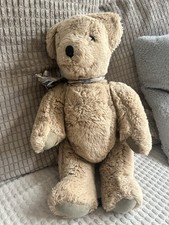 Canterbury Bears 1987 Vintage Teddy With Ribbon. Head And Arms Move