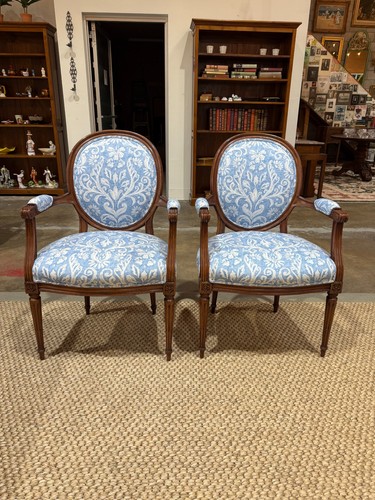 Pair louis xvi - xvi, fauteuils