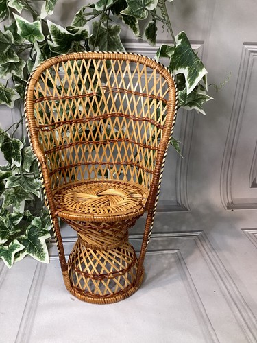 Mini wicker peacock chair for - wicker,