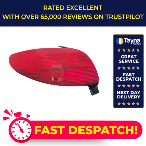 Rear light lamp fits peugeot - rear,