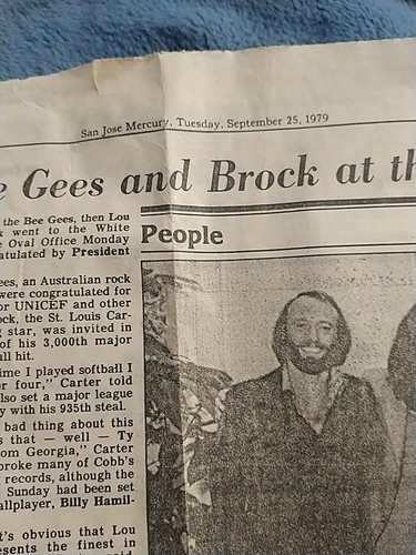 Bee gees newspaper - bee,