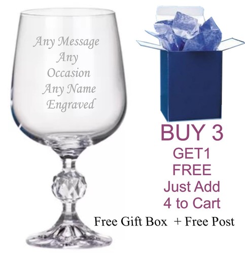 Personalised engraved crystal - personalised,