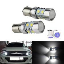 Pair H21W 435 BAY9s LED Side Indicator Signal Light For Volvo XC70 V70 S80 S60