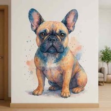 French Bulldog Watercolour