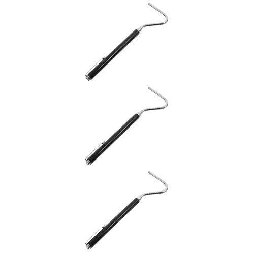 3pcs black stainless - black,
