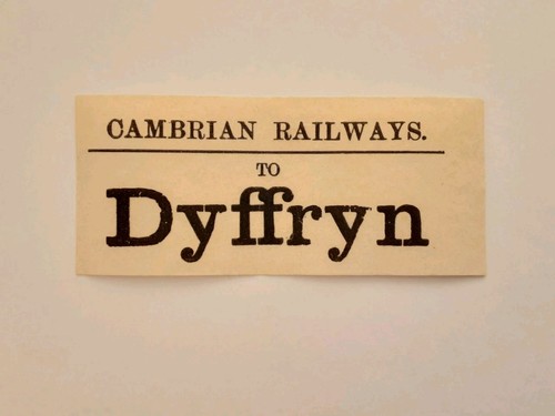 Cambrian railways luggage - cambrian,