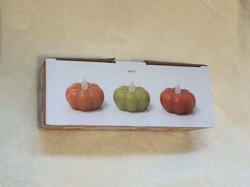 Next autumnal pumpkin wax - pumpkin, led