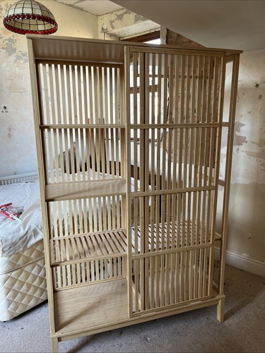Ikea nordkisa open wardrobe - open,