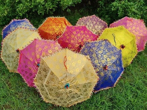 Indian vintage silk - silk, sun