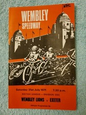 WEMBLEY SPEEDWAY 1971 ORIGINAL