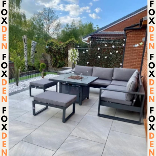 Sofa set aluminium outdoor - sofa, 6