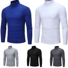 UK Mens Basic Turtleneck Long