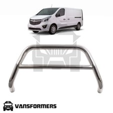 Vauxhall Vivaro 2014-2018 A-Bar Polished (Bull Bar)