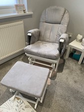 Nursing Chair and Footstool -