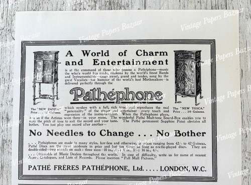 Pathephone pathé frères - pathephone,