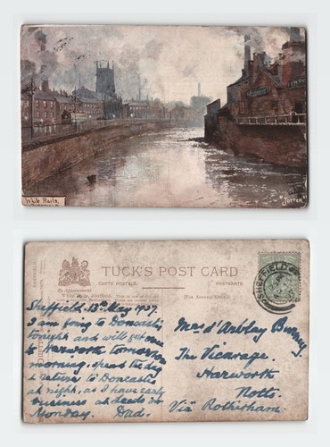 Vintage postcard white rails - vintage,