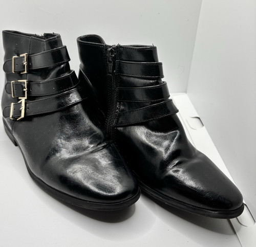 Zara kids black buckled ankle - zara,
