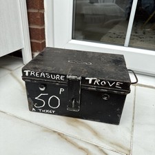 Old Tray Portable small Professional Metal Storage/Tool Box with lock 