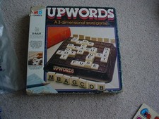 UPWORDS MB Games Word Game vintage 1985. good family game.