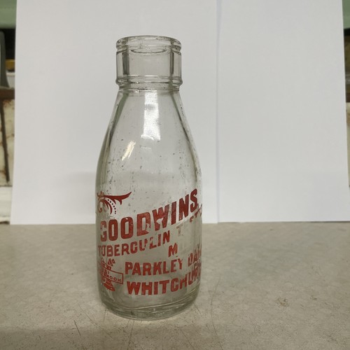 Vintage pint glass milk - 1/2,