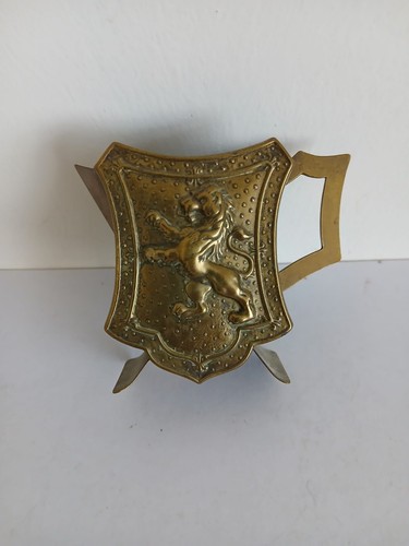 Brass match box holder - box,