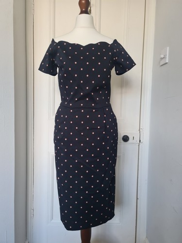 Joanie polka dot - bardot, wiggle