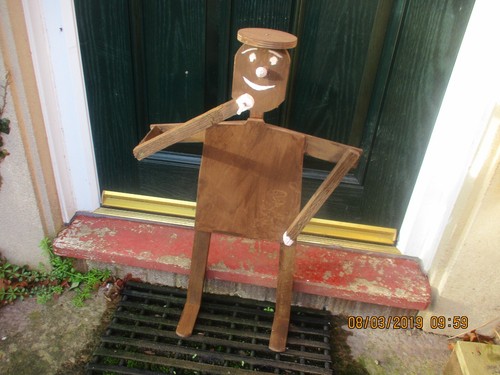 Smoking funny wooden - smoking,