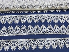 GPO Lace Floral Wide 3cm White