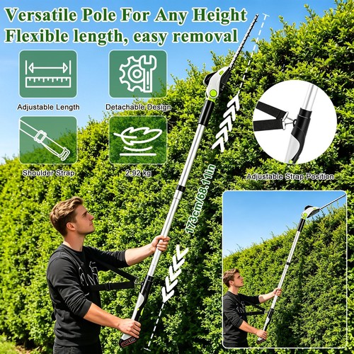Long reach cordless - 2-in-1,