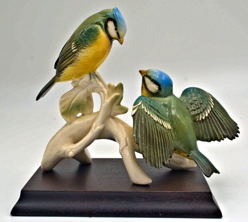 Vintage karl ens blue tits - blue,