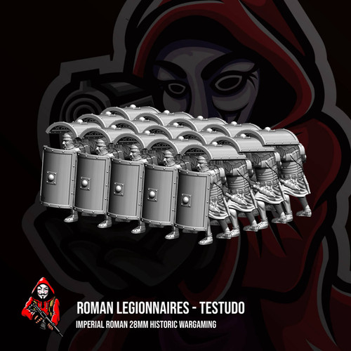 Roman legionnaires testudo - legionnaires,