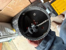 127mm HSS Hole Saw Holesaw Bi-Metal Blade Cutter Drill And Drill Adaptor Arbor