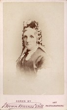 CDV PORTRAIT OF LADY WONDERFUL