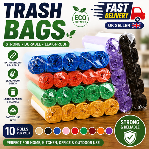 100pcs trash bags bin - trash,