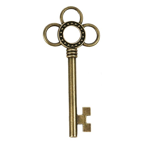 Bronze keys large - large, antique