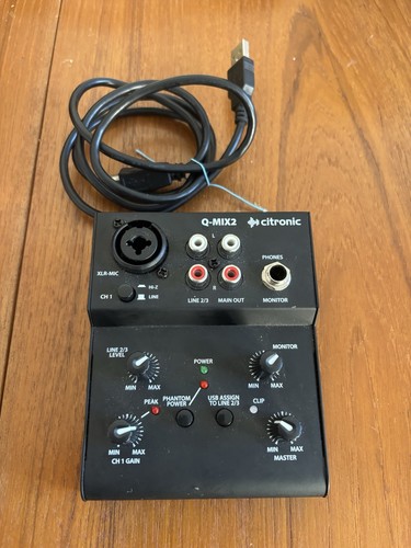 Citronic mix2 compact - dj, usb