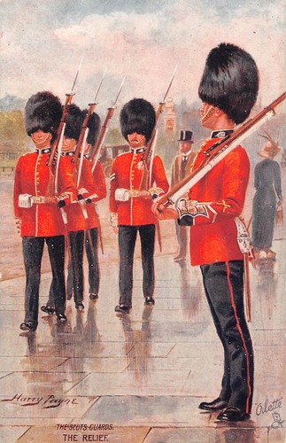 Postcard military the scots - ,