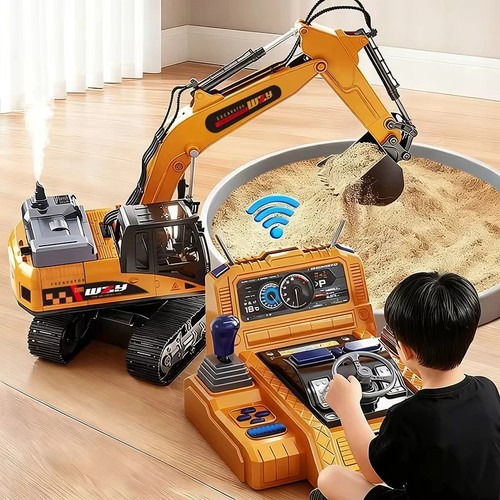 Excavator truck alloy - rc,