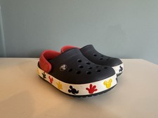 CROCS Kids Disney Mickey Mouse Navy Red Size C7 - light up!