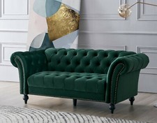 Curved chesterfield sofa - curved,