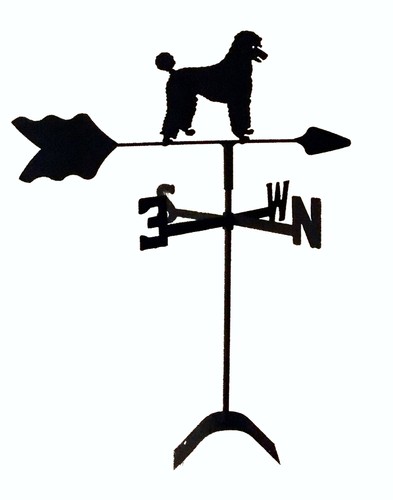 Poodle roof mount weathervane - poodle,
