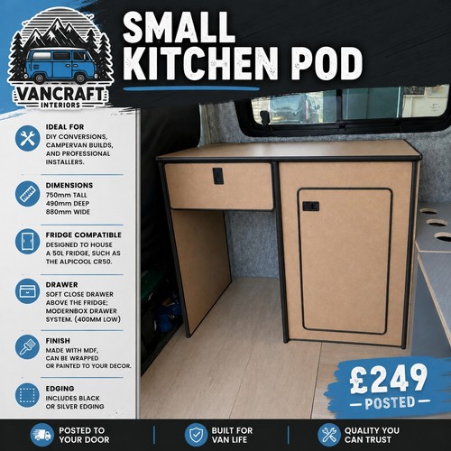 Campervan pod kitchen flat - pod,