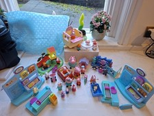 Peppa Pig Toy Bundle – Supermarket, Ice Cream Van, Playground, Aquarium, Figures